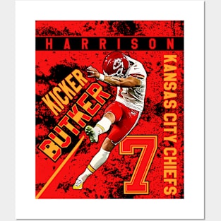 Harrison butker || kansas city chiefs | 7 Posters and Art